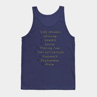 Daily Schedule Tank Top